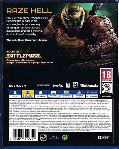 Doom Eternal - PS4 (B Grade) (Genbrug)